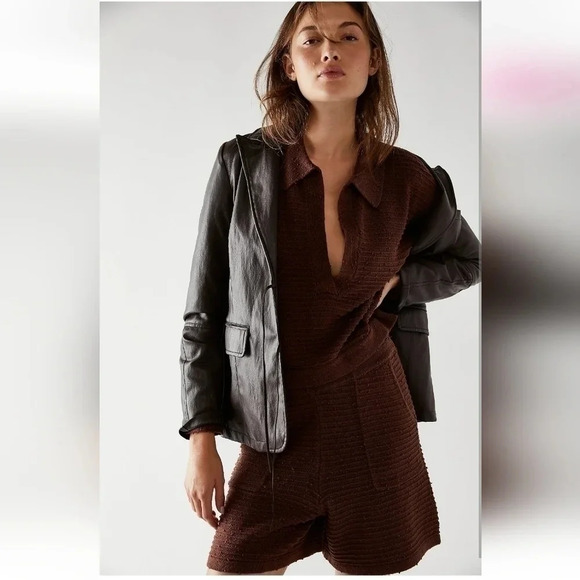 NWT || FREE PEOPLE || Carter shorts set - Picture 3 of 9